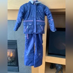 Girls size 5 Obermeyer snow set